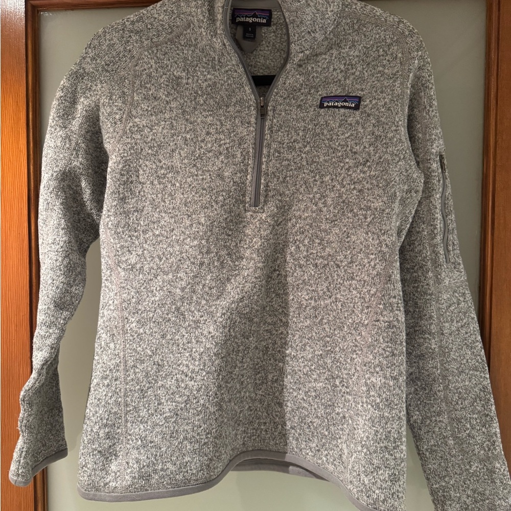 Patagonia Heather Gray Fleece Jacket